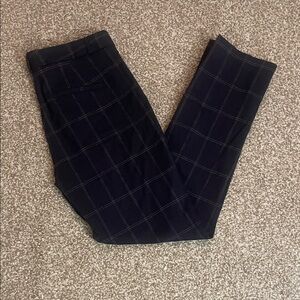 Banana Republic Ryan Windowpane Straight Leg Dress Pants